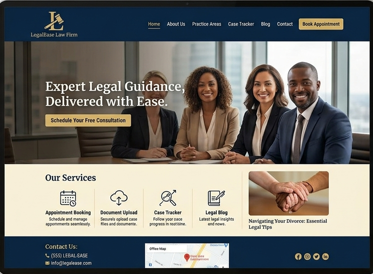 LegalEase Law Firm Website