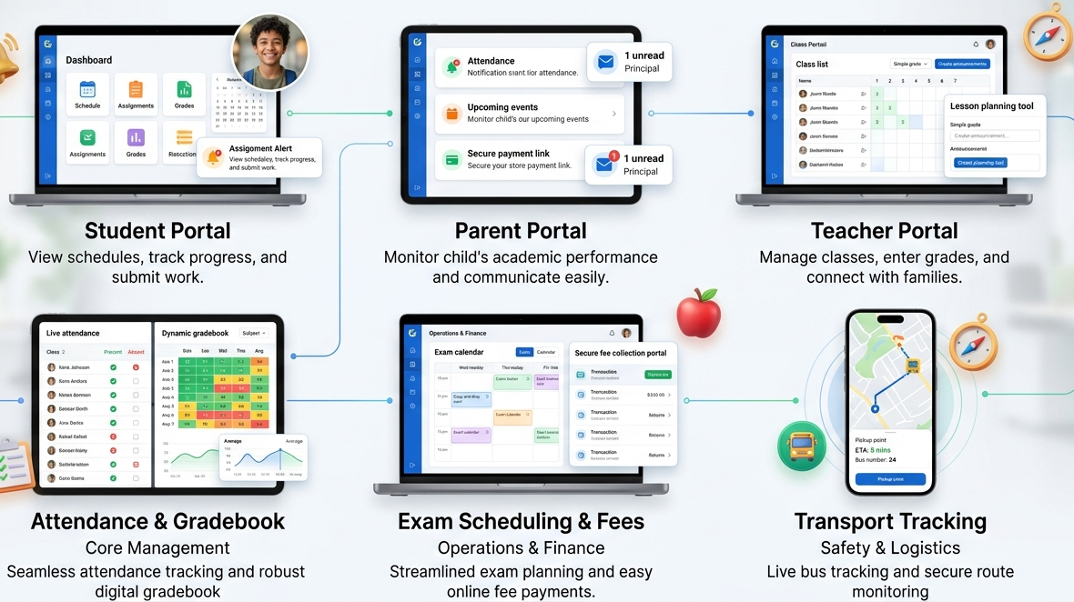 EduManage School Portal